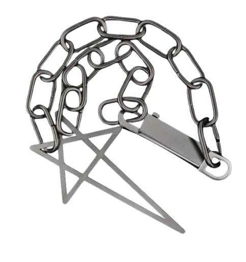 Colier Pentagram Rick Owens