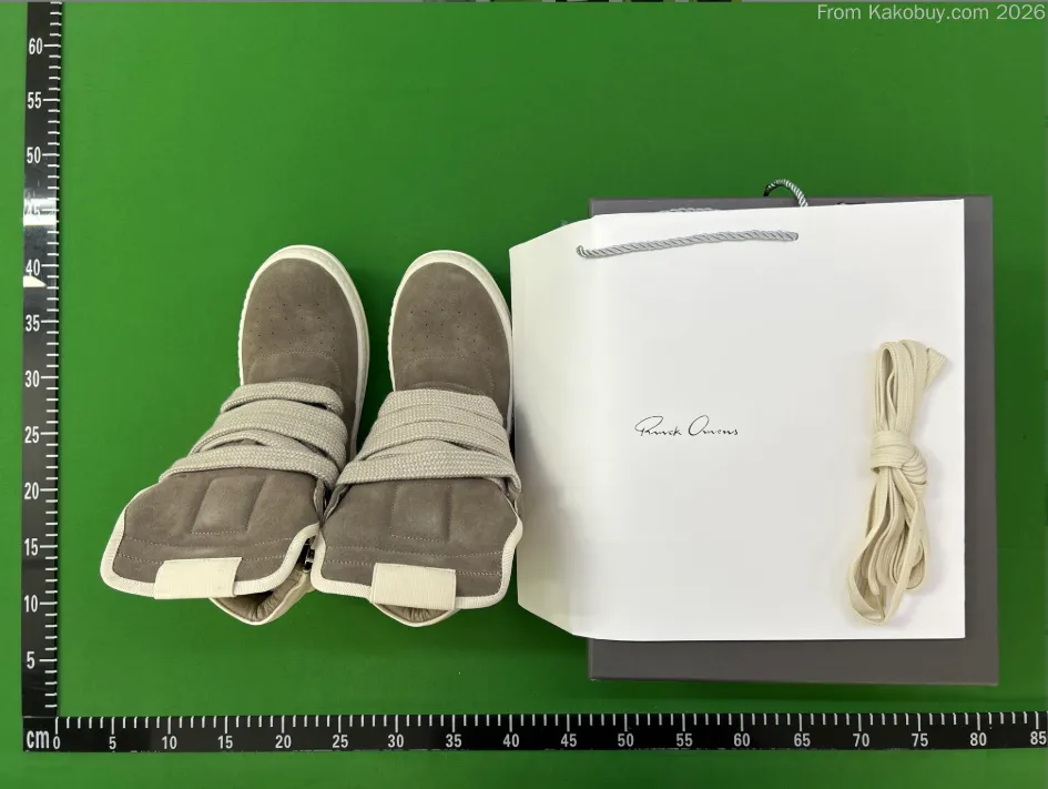Rick Owens Suede Jumbo Laces Sneakers