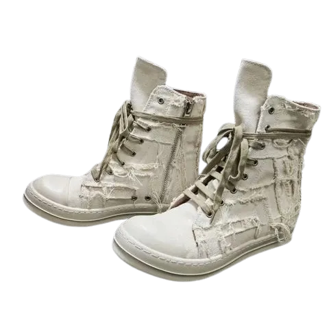 Adidași Rick Owens Distressed Ramones