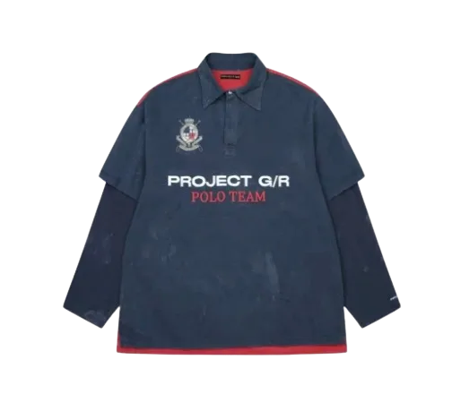 Tricou Project G/R Long Sleeve Polo