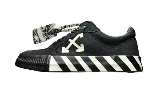 Off White Vulcanized Low Sneakers
