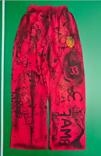 Pantaloni lungi Balenciaga Skater Red