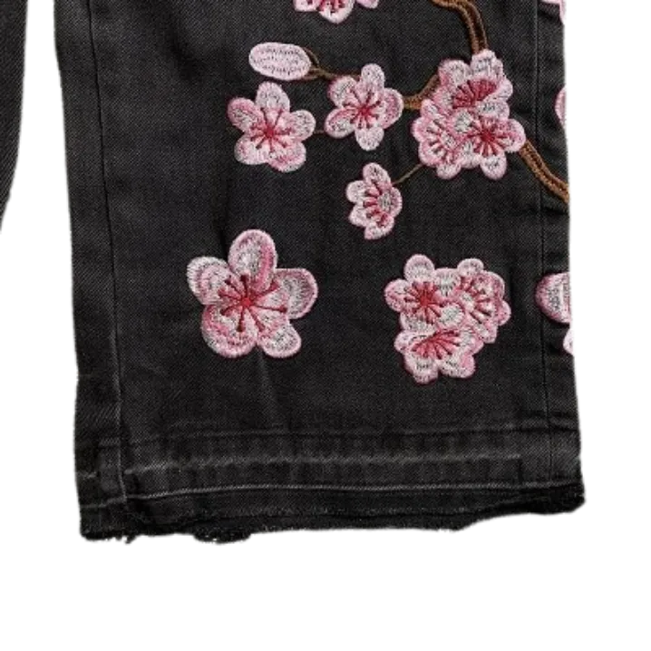 Purple Sakura Jeans
