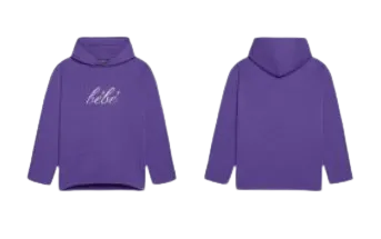 Balenciaga Bebe Purple Hoodie
