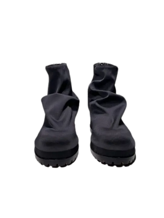 424 Grey Canvas Boots