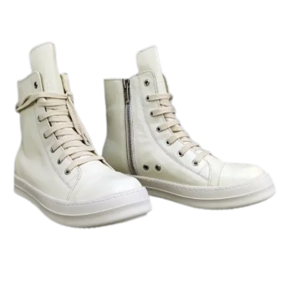 Rick Owens Ramones Leather Sneakers