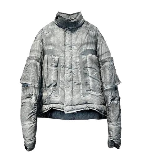 Men Functional Style Multi Pockets Winter Jacket