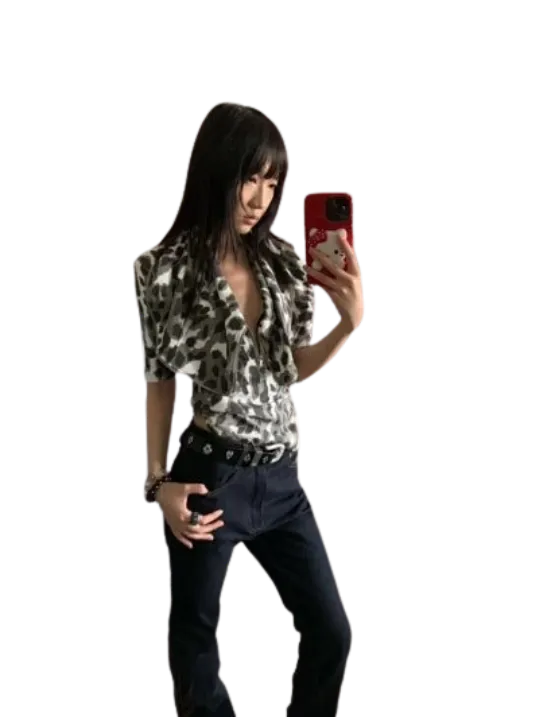No E Mosen Leopard Hoodie