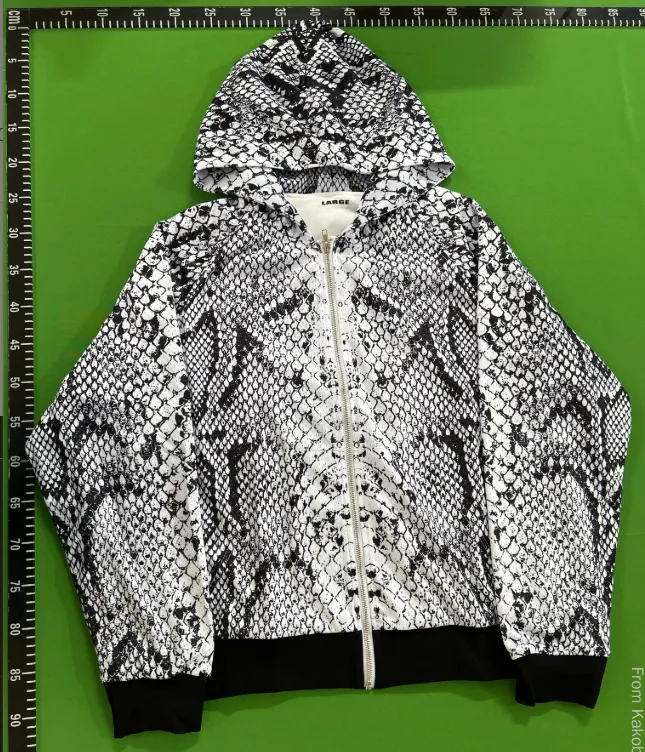 Hanorac cu fermoar Hood by Air Snakeskin Thermal