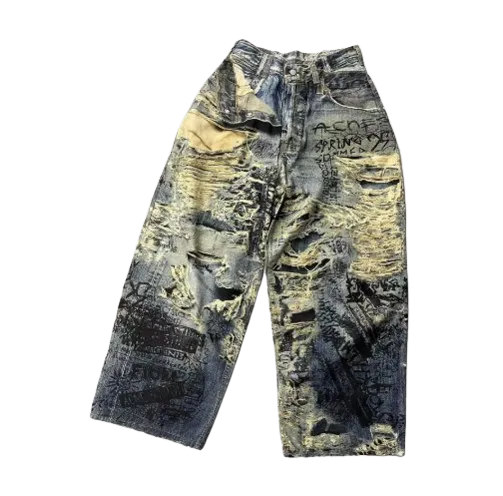Acne Studios Ripped Baggy Jeans