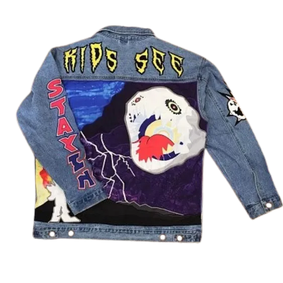 Kanye Kids See Ghosts Denim Jacket