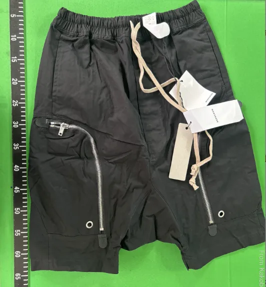 Pantaloni scurți Rick Owens Zip