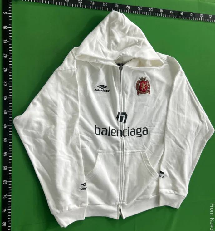 Balenciaga Soccer White Hoodie