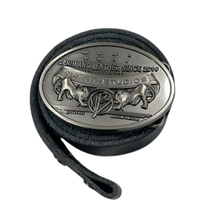 NO FAITH Buckle Belt
