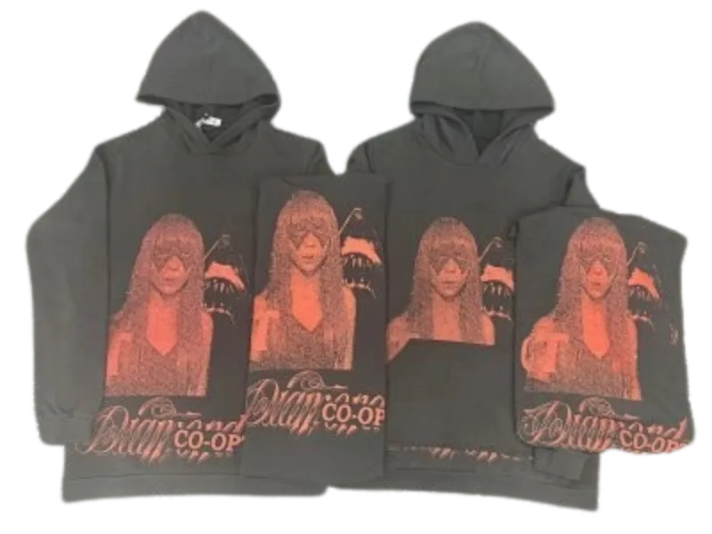 Raf Simons Red Penelope Hoodie