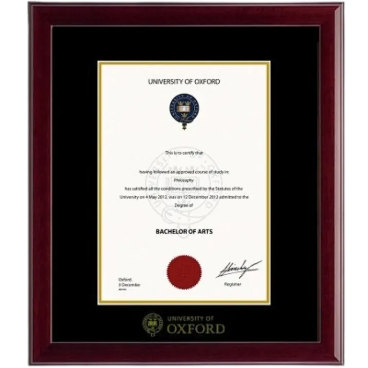 Ramă foto University Of Oxford Graduation