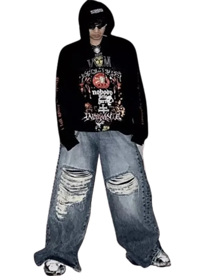 Vetements Destroyed Jeans