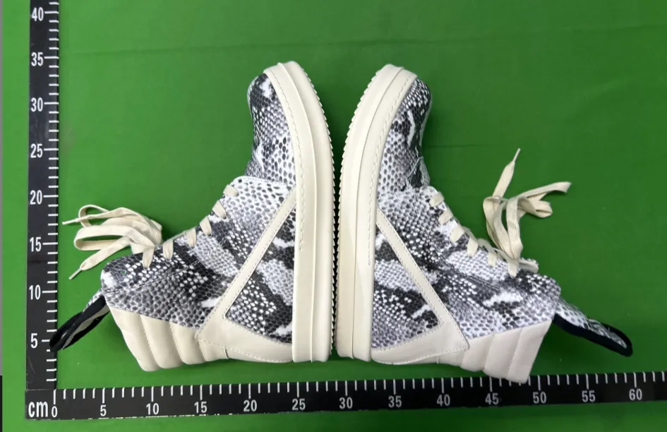 Rick Owens Snakeskin Sneakers