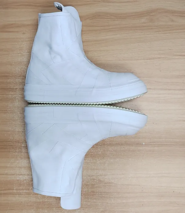 Rick Owens Perfoma White Sneakers