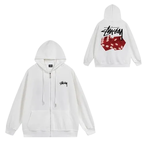 Hanorac cu fermoar Stussy