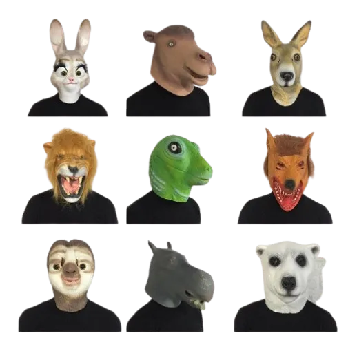 Mască Animals
