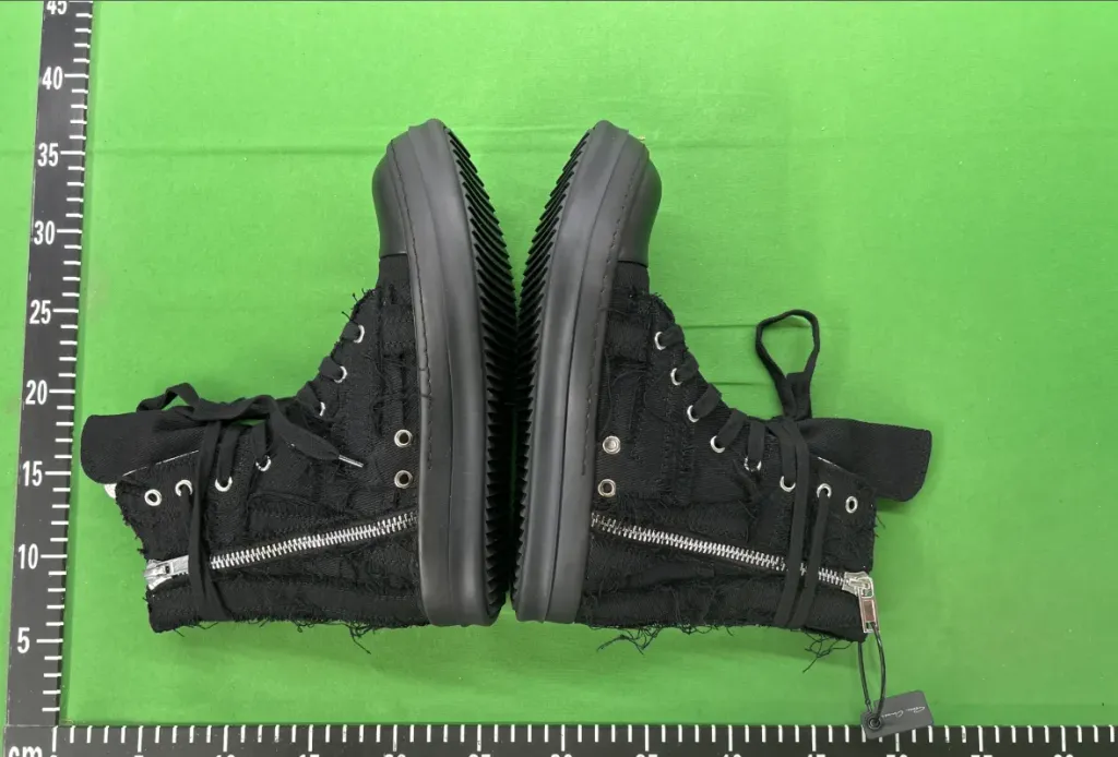 Rick Owens Distressed Ramones Sneakers