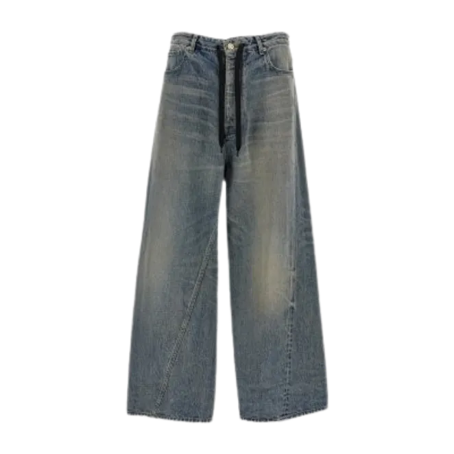 Balenciaga Drawstring Denim Pants