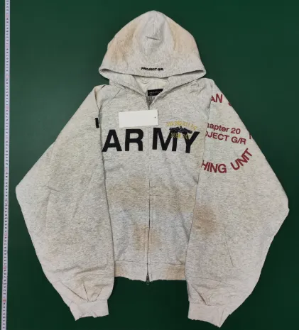 Project G/R Army Zip Hoodie