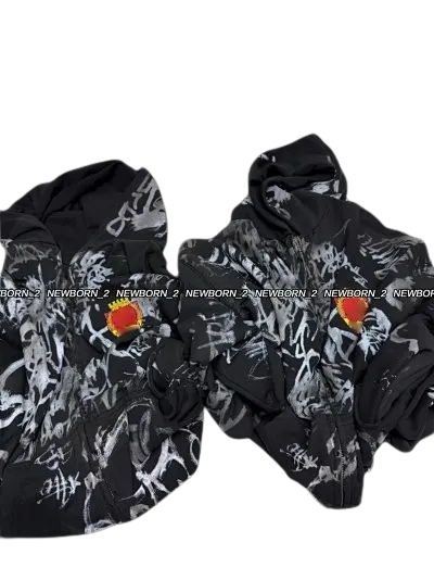 Hanorac cu fermoar Balenciaga Black Skater