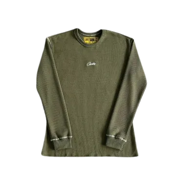 Tricou Corteiz Cortiez Long Sleeve Green
