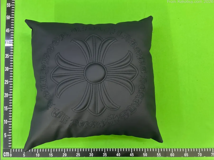 Chrome Hearts Leather Pillow