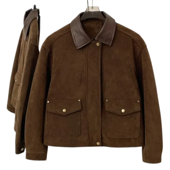 Simple Maillard Autumn Jacket