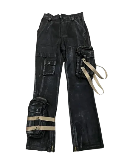 Blugi Wax Denim Cargo