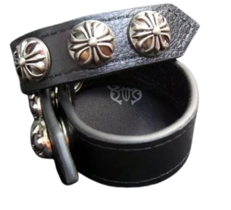 Brățară Leather Chrome Hearts