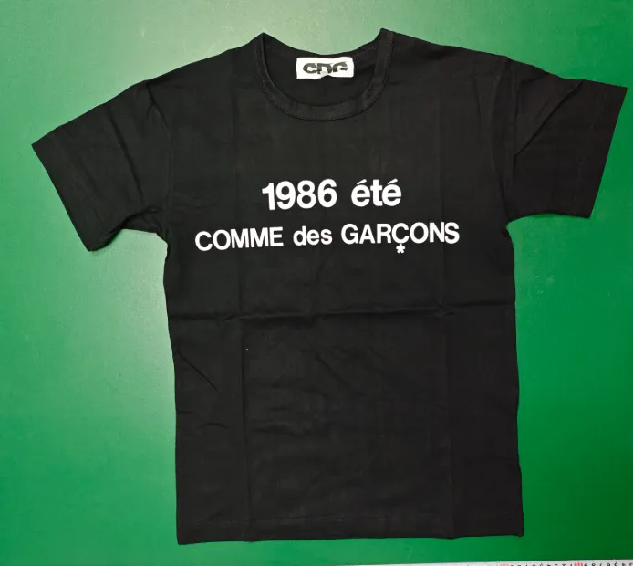 COMME des GARÇONS 1986 été T-Shirt