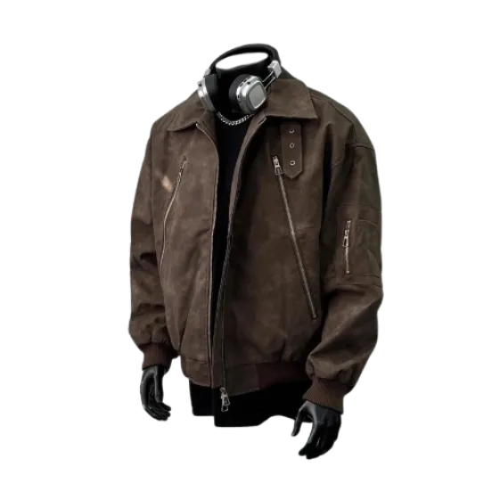 Jachetă Maillard Brown Leather
