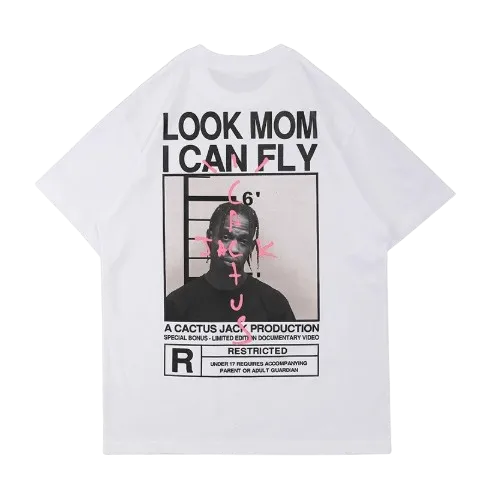 Cactus Jack Look Mom I Can Fly T-Shirt