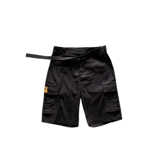Corteiz OG Triple Black Cargo Shorts
