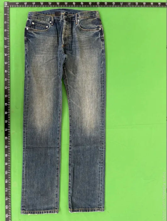 Dior x Hedi Rust Blue Jeans