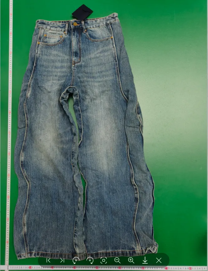 Louis Vuitton Wavy Denim Jeans