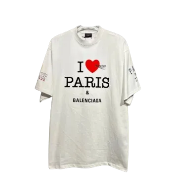Tricou Balenciaga I Love Paris
