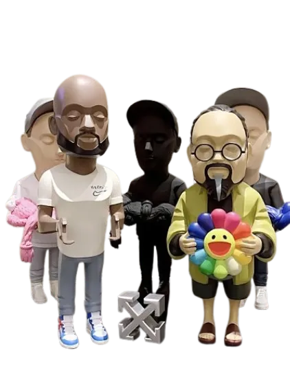 Murakami/Virgil Figurine