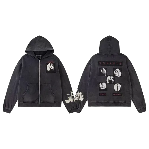 ERD Patchwork Hoodie