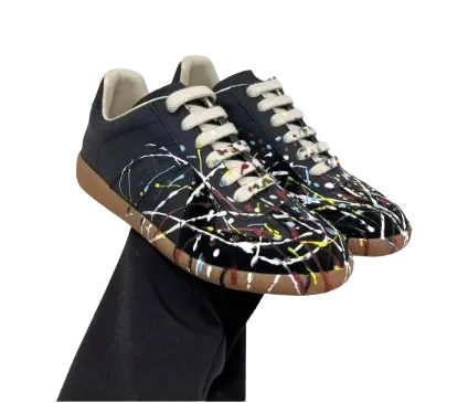 MM6 Maison Margiela Paint Replica Low Sneakers