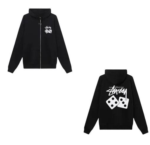 Hanorac cu fermoar Stussy