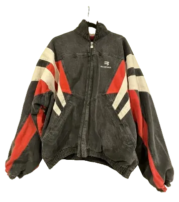 Balenciaga Track Denim Winter Jacket