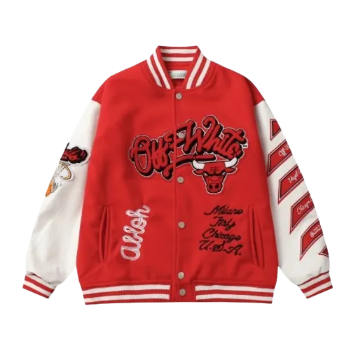 Off White Varsity Jacket