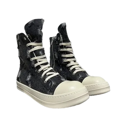 Adidași Rick Owens Distressed Ramones