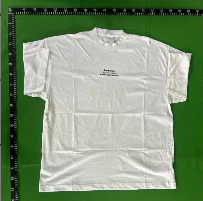 Tricou Vetements $500 Million Dollars