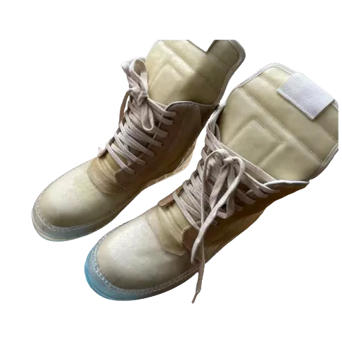 Rick Owens Geobasket Transparent Sneakers